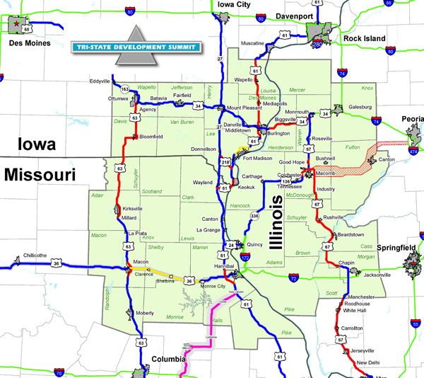 Map Of Tri State Area - Maping Resources