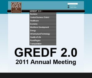 Graphic for 2011 GREDF Annual Meeting in Quincy, IL