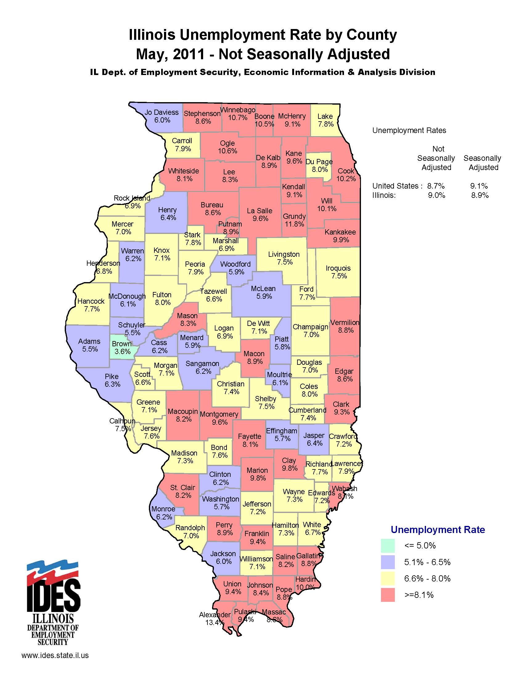 Unemployment Rates Continue Fall